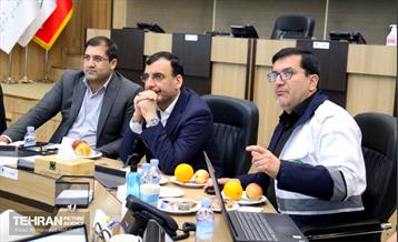 حضور مدیرکل سرمایه انسانی شهرداری تهران در ستاد مدیریت بحران شهرداری تهران 17