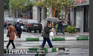 بارش باران پاییزی در تهران 21
