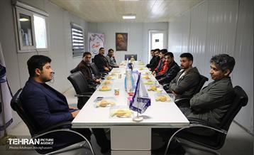 بازدید دانشجویان از پروژه مقاوم‌سازی پل تقاطع بزرگراه همت و رودخانه کن 2