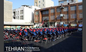 نواختن زنگ آغاز سال تحصیلی توسط دکتر حسن رباطی 6