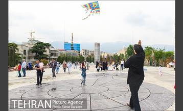 جشنواره بادبادک ها در بوستان آب و آتش 6