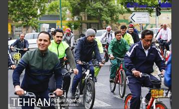 پویش سه شنبه های بدون خودرو با حضور شهردار تهران 3