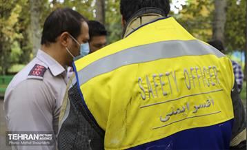 مانور انتشار مواد شیمیایی در منطقه۷