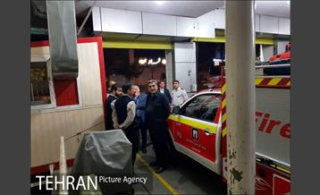 بازدید دکتر حناچی سرپرست شهرداری تهران از ستاد فرماندهی سازمان آتش‌نشانی 12