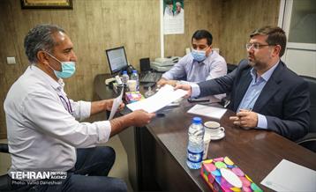 حضور جعفر شربیانی در منطقه 17