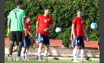 تمرین تیم ملی فوتبال ایران
