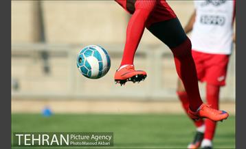 تمرین تیم فوتبال پرسپولیس تهران