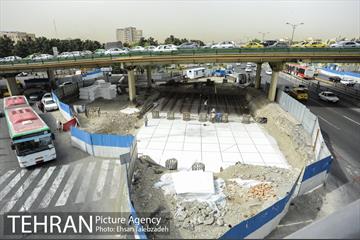 عملیات جمع آوری پل گیشا و احداث زیرگذر 2