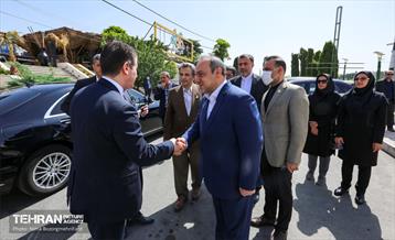 بازدید وزیر فرهنگ جمهوری آذربایجان از اراضی عباس آباد 1