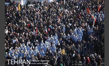 تشییع پیکر سپهبد قاسم سلیمانی و شهدای مقاومت در تهران  22