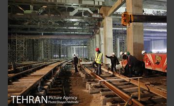 بازدید مهندس امام از پروژه پایانه زیرزمینی خط 4 مترو تهران 4