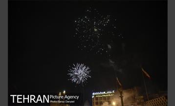 نورافشانی میدان امام حسین(ع) به مناسبت نیمه شعبان‎ 13