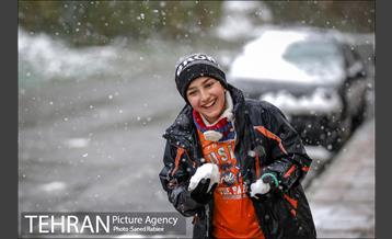 بارش نخستین برف پاییزی در تهران 27