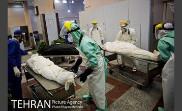 تطهیر و تدفین جانباختگان کرونایی در بهشت زهرا(س) 9