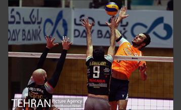 دیدار تیم های والیبال بانک سرمایه  و سایپا تهران