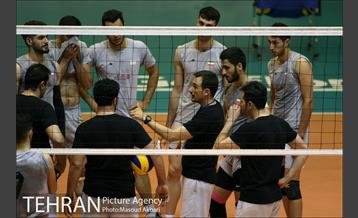 تمرین تیم‌ملی‌والیبال زیر۲۳