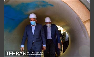 آیین بهره برداری از پروژه های مدیریت سیلاب در غرب تهران  20