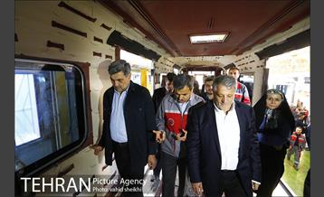 بازدید شهردار تهران از کارخانه واگن سازی تهران 20