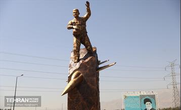 رونمایی از تندیس سرلشکر خلبان شهید بابایی 3