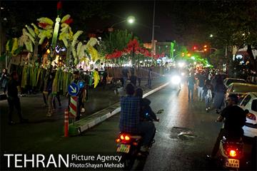 عزاداری شب پنجم ماه محرم در محله گرگان 10