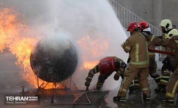 بازدید استاندار تهران از مرکز آموزش آتش‌نشانی شهرداری تهران 8