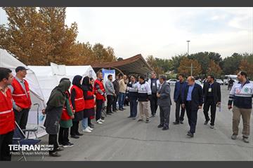 مانور تمرین اسکان اضطراری کلانشهر تهران 6