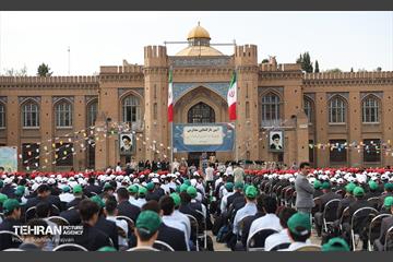 آئین بازگشایی مدرسه البرز 34