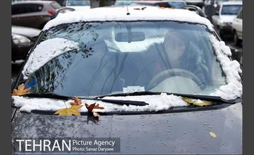 بارش برف پاییزی در تهران 23