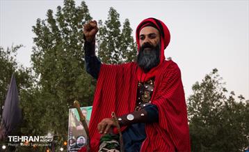 کاروان نمادین اسرای کربلا در مسیر طویریج  29