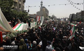 تشییع شهدای اقتدار ملی در تهران - 3  46