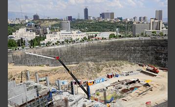 پروژه ساخت سازه در کنار گود برج میلاد 1