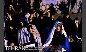 احیای شب بیست و یکم ماه مبارک رمضان در امامزادگان عینعلی و زینعلی(ع) 38