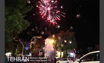 نور افشانی آسمان تهران به مناسب عید سعید فطر 3