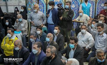 حضور شهردار تهران در مسجد ارشاد شهر ری 8