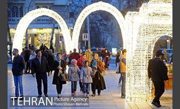 جشن نور در بوستان ملت 8