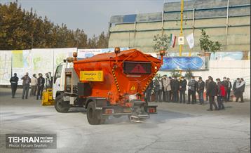 مانور برف روبی شهرداری منطقه 5