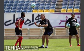 تمرین تیم فوتبال پرسپولیس تهران 24