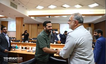 دیدار مداحان تهرانی با شهردار پایتخت 1