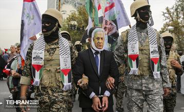 راهپیمایی مردم تهران در محکومیت جنایات رژیم صهیونیستی 22