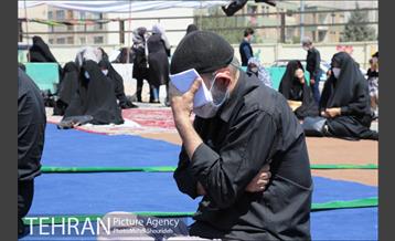 نماز ظهر عاشورا مسجد قائم(عج) منطقه هفت