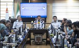 نشست خبری مدیرعامل سازمان آتش‌نشانی 12