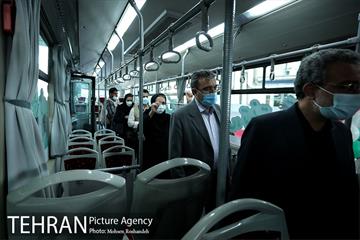 مراسم رونمایی از اتوبوس تمام برقی تولید داخل 26