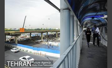 عملیات جمع آوری پل گیشا و احداث زیرگذر 4