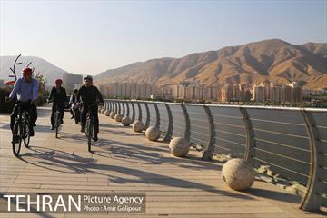 بازدید پیروز حناچی شهردار تهران از بوستان جنگلی چیتگر تا دریاچه شهدای خلیج فارس 17