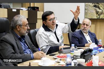 نشست جمعی از نمایندگان مجلس با رئیس سازمان پیشگیری و مدیریت بحران تهران 42