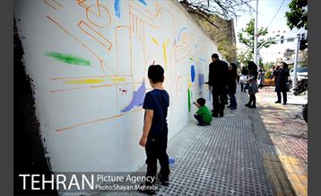 رنگ آمیزی و طراحی جداره شهری در منطقه 7 6