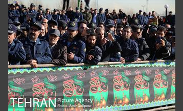 مراسم تشییع شهدای حادثه سقوط هواپیما  14