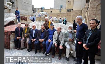 بازدید جمعی از  هنرمندان از نقاط گردشگری منطقه 12 13