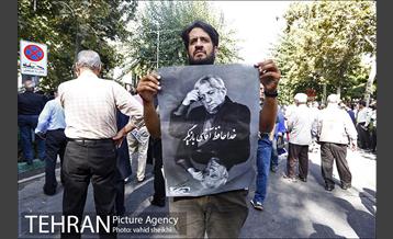 مراسم تشییع پیکر عزت الله انتظامی 1