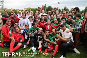 قهرمانی تیم فوتبال هنرمندان در جام جهانی 18